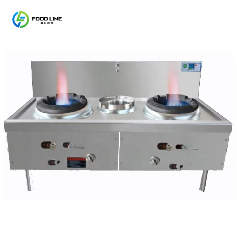 Range Commercial Kitchen - Roestvrij staal restaurant kookfornuis/keuken gas wokbrander/commerciële