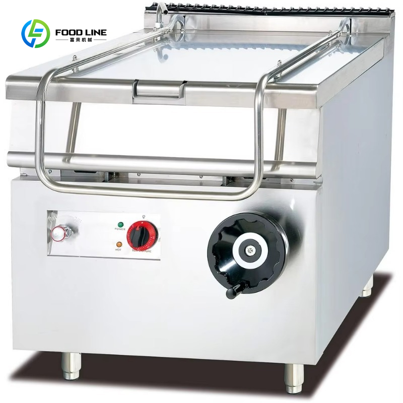 Range Commercial Kitchen - Commerciële keuken 60L gasboiler kantelbare braadpan