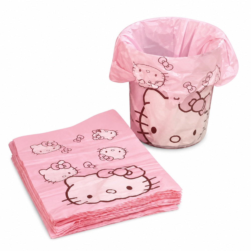 Roze Cartoon Kat Bedrukte Vest - Commercial Kitchen Bin recensie en prijs