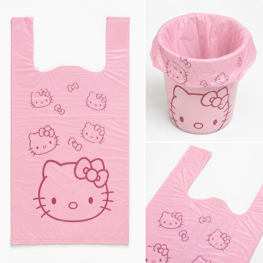 Roze Cartoon Kat Bedrukte Vest - Commercial Kitchen Bin recensie en prijs