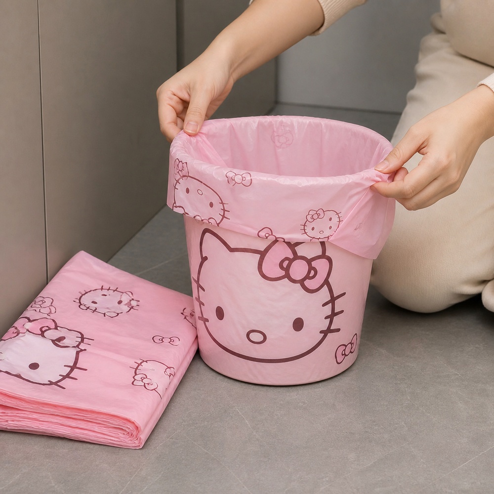 Roze Cartoon Kat Bedrukte Vest - Commercial Kitchen Bin recensie en prijs