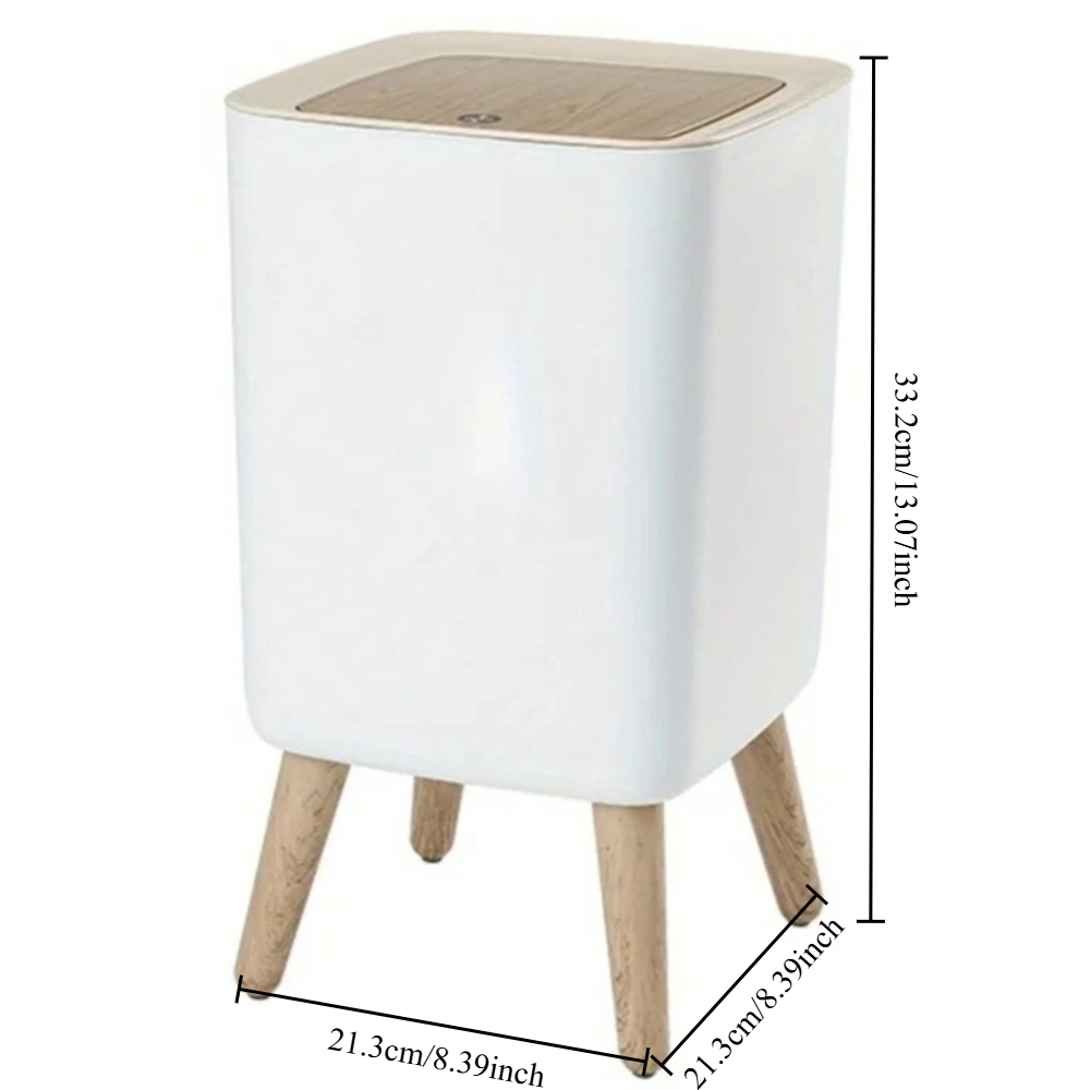 10L Witte Houten Prullenbak me - Commercial Kitchen Bin recensie en prijs